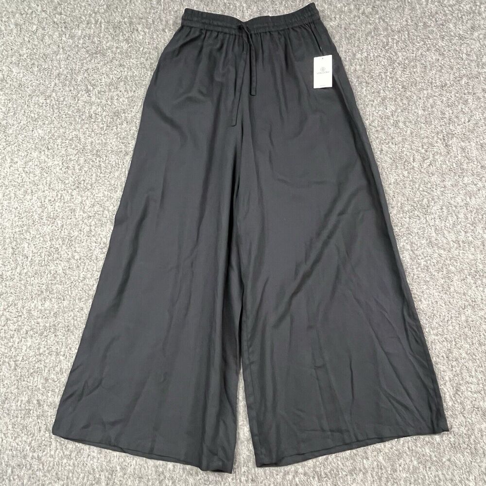 Volcom Hi Tide Beach Pants Womens XS Black Wide Leg Lightweight - New